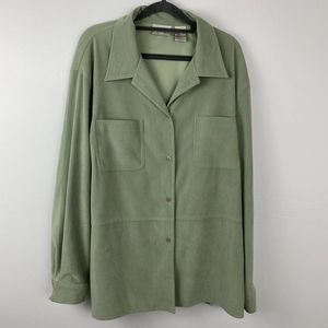 Koret, Green long sleeve button up.